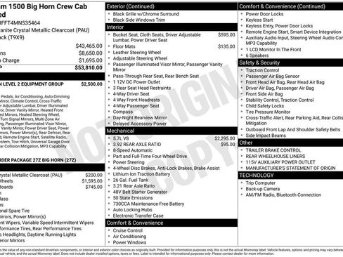 Used 2021 RAM 1500 Big Horn AWD/4WD image 34