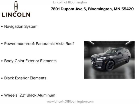 Certified 2023 Lincoln Aviator Black Label w/ Jet Package image 9