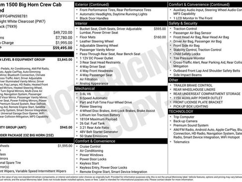 Used 2023 RAM 1500 Big Horn AWD/4WD image 42