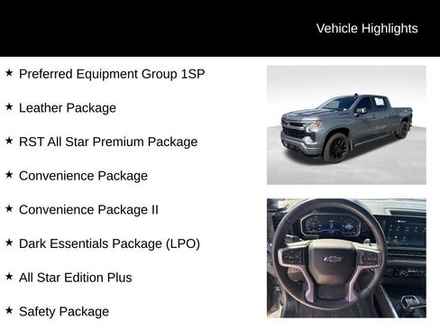 Certified 2024 Chevrolet Silverado 1500 RST w/ RST All Star Premium Package AWD/4WD image 10