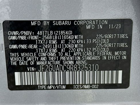 Used 2024 Subaru Crosstrek 2.0i Premium image 12