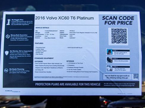 Used 2016 Volvo XC60 T6 Platinum image 29