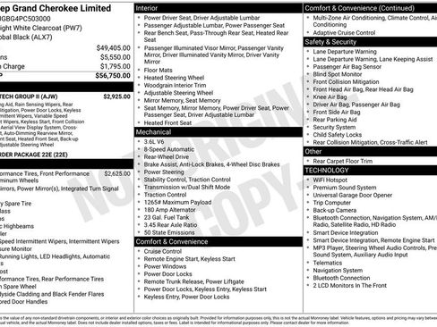 Used 2023 Jeep Grand Cherokee Limited w/ Luxury Tech Group II RWD image 35