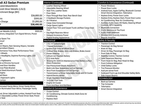Used 2022 Audi A3 2.0T Premium image 33