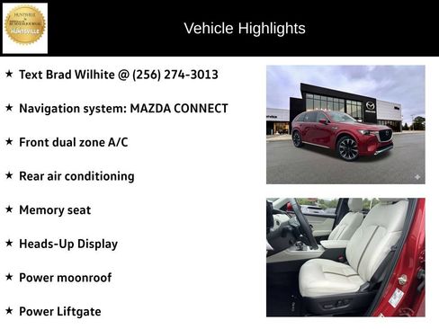 Certified 2024 MAZDA CX-90 3.3 Turbo S w/ Premium Package AWD/4WD image 6