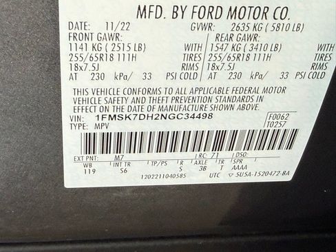 Used 2022 Ford Explorer XLT w/ Equipment Group 202A image 46