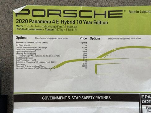 Used 2020 Porsche Panamera 4 image 54