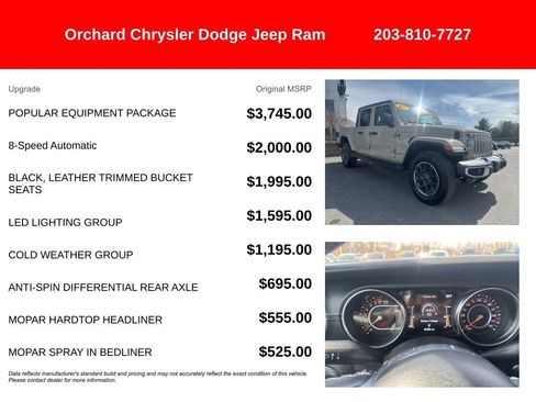 Used 2022 Jeep Gladiator Overland w/ Popular Equipment Package AWD/4WD image 5