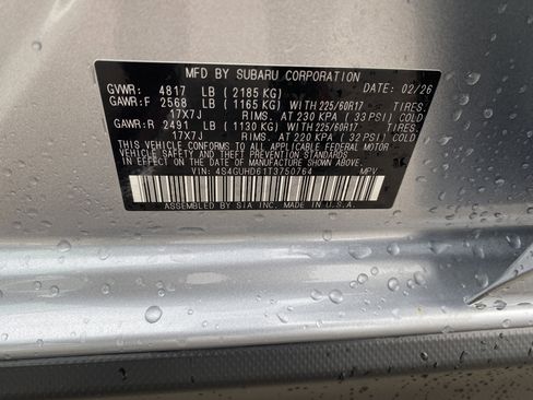 New 2026 Subaru Crosstrek 2.0i Premium AWD/4WD image 17