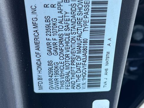 Used 2018 Honda Accord EX image 31