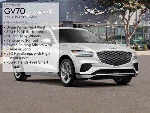 New 2026 Genesis GV70 2.5T Advanced AWD/4WD image 10
