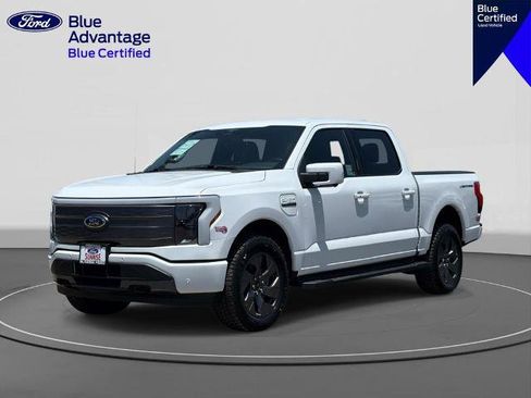 Used 2023 Ford F150 Lightning Lariat w/ Tow Technology Package AWD/4WD image 1