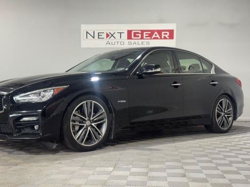 Used 2014 INFINITI Q50 Hybrid w/ Deluxe Technology Package RWD image 5