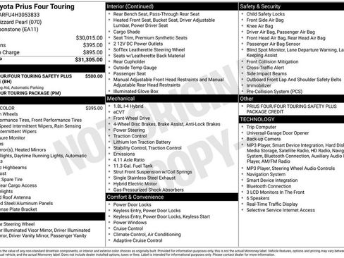 Certified 2017 Toyota Prius Four Touring FWD image 13