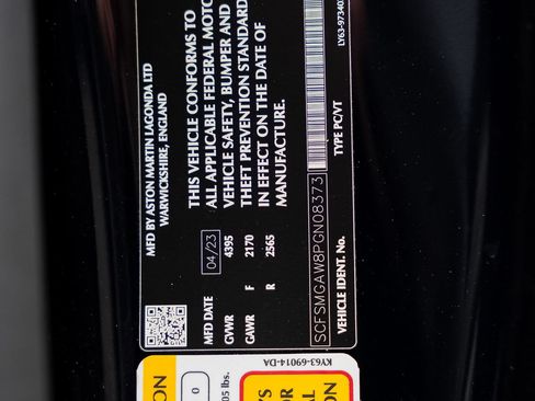 Used 2023 Aston Martin V8 Vantage Coupe RWD image 54