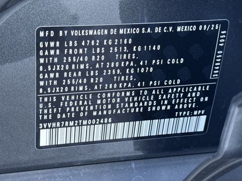 New 2026 Volkswagen Tiguan SE R-Line FWD image 35