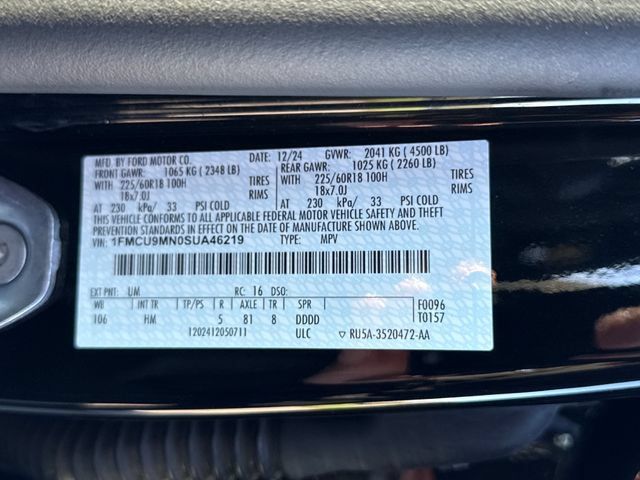 Used 2025 Ford Escape ST-Line w/ Tech Pack #1 AWD/4WD image 24