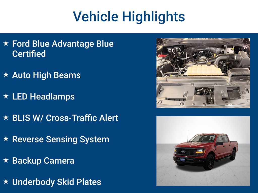Certified 2025 Ford F150 STX w/ Equipment Group 201A FX4 AWD/4WD image 3