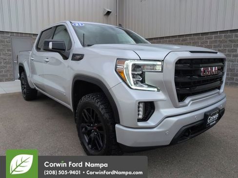 Used 2021 GMC Sierra 1500 Elevation w/ Driver Alert Package I AWD/4WD image 1