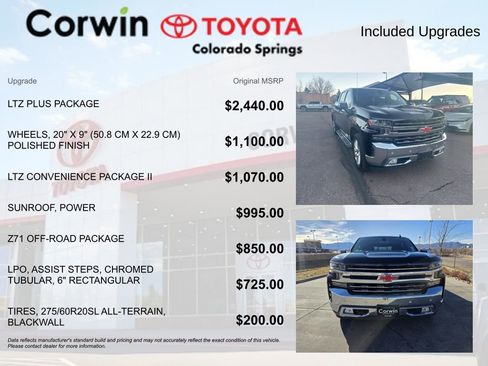 Used 2019 Chevrolet Silverado 1500 LTZ w/ LTZ Plus Package image 4