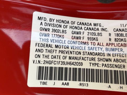 Used 2018 Honda Civic EX-T image 33