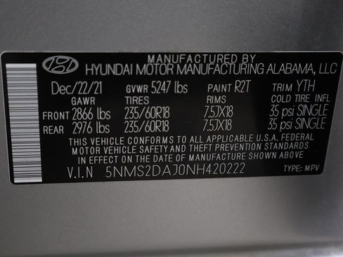 Used 2022 Hyundai Santa Fe SEL AWD/4WD image 52