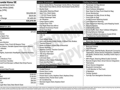 Certified 2025 Hyundai Kona SE FWD image 24