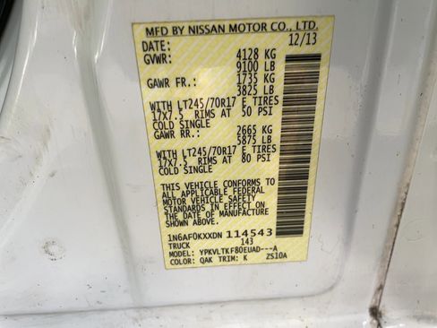 Used 2013 Nissan NV 2500 SV image 14