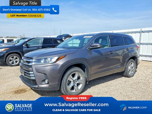 Used 2017 Toyota Highlander Limited AWD/4WD image 1