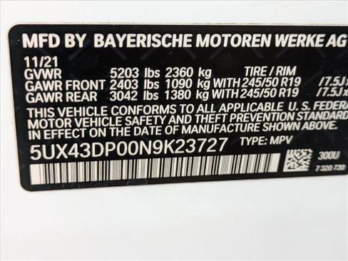 Used 2022 BMW X3 sDrive30i w/ Premium Package 2 image 24