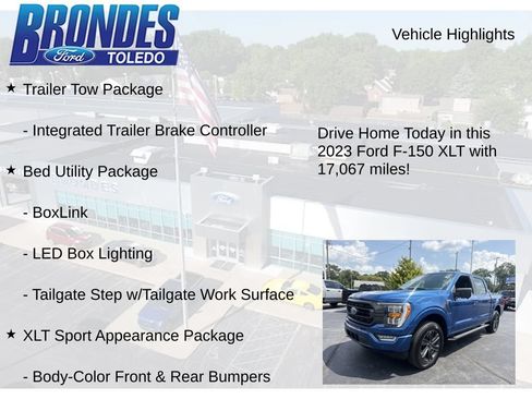 Used 2023 Ford F150 XLT w/ Equipment Group 302A High AWD/4WD image 22