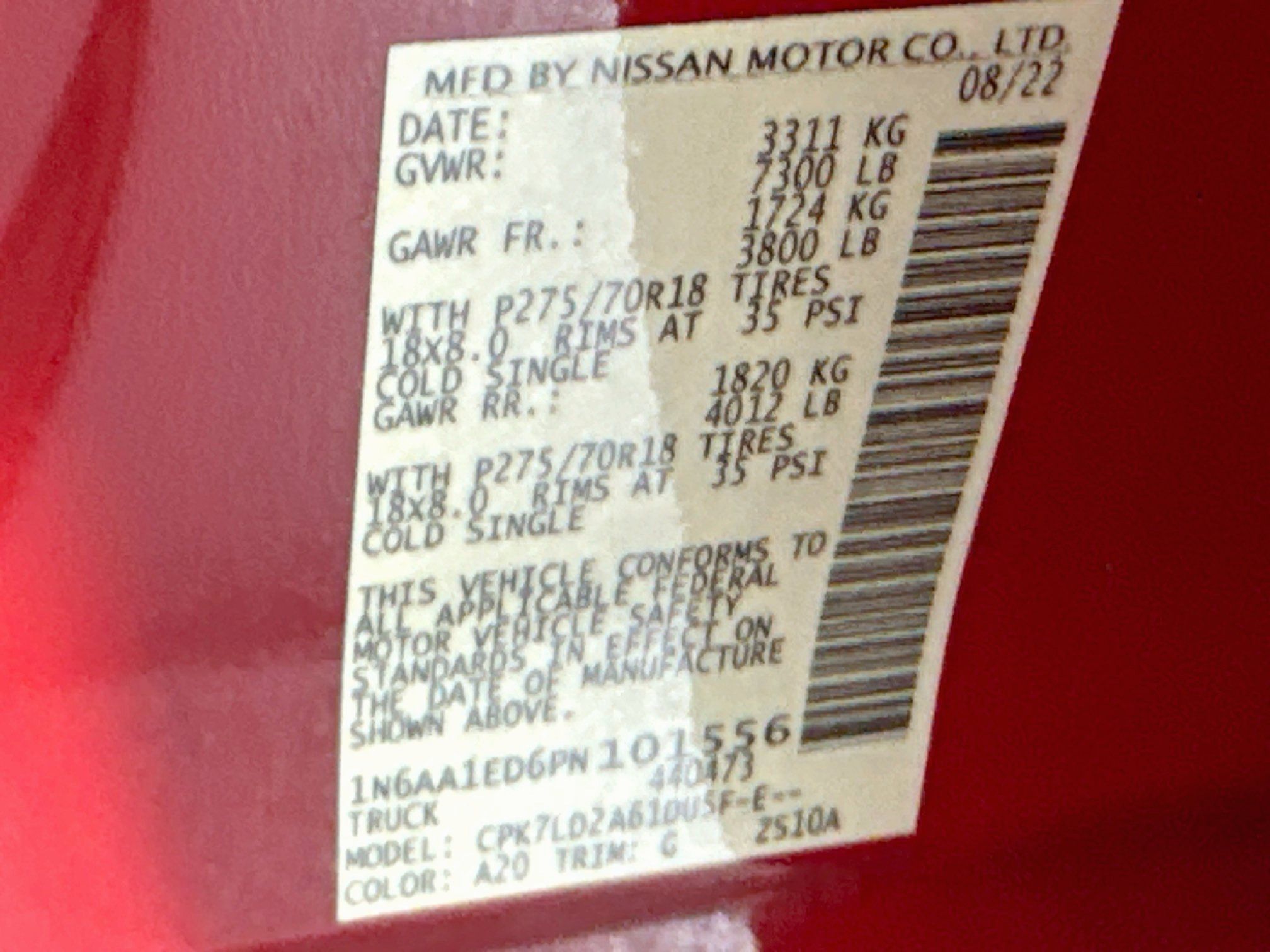 Used 2023 Nissan Titan PRO-4X w/ Pro-4x Convenience Package AWD/4WD image 12
