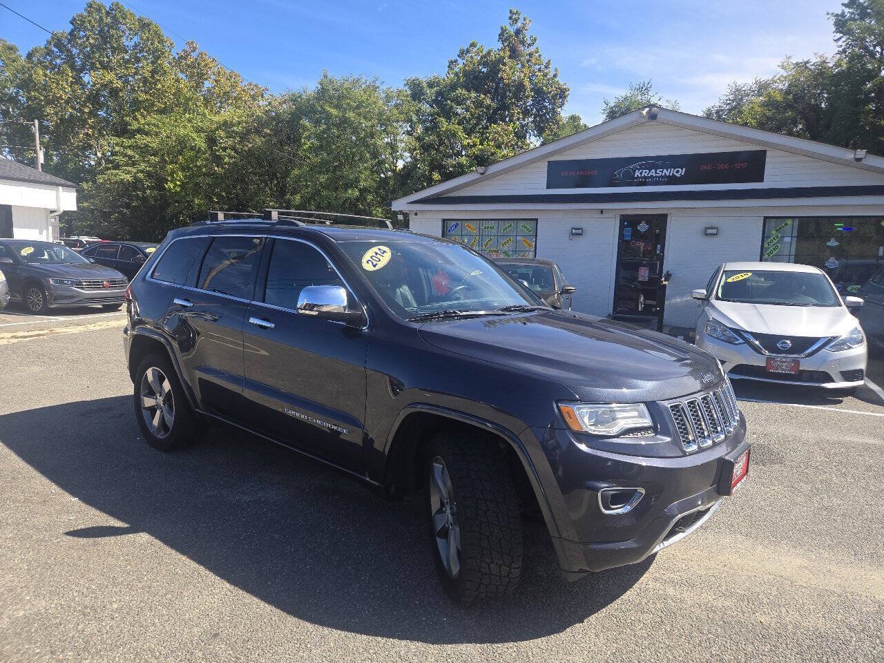 Used 2014 Jeep Grand Cherokee Overland w/ Advanced Technology Group AWD/4WD image 4