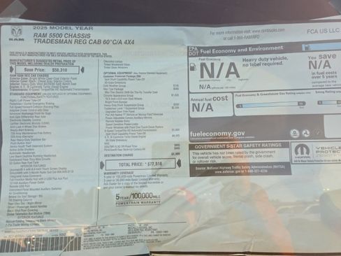 New 2025 RAM 5500 Tradesman image 5