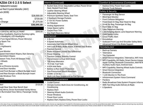 Used 2023 MAZDA CX-5 AWD 2.5 S w/ Select Package image 3