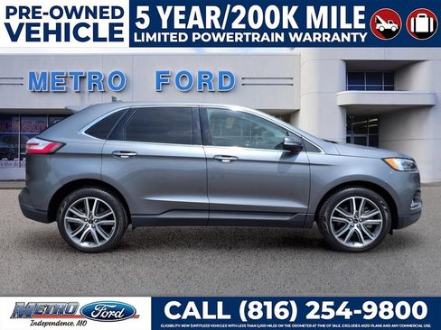Certified 2024 Ford Edge Titanium w/ Equipment Group 301A AWD/4WD image 2