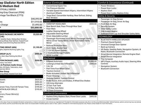 Used 2020 Jeep Gladiator Overland image 10