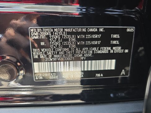 Used 2025 Toyota RAV4 XLE w/ Convenience Package FWD image 35