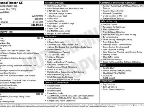 Used 2023 Hyundai Tucson SE image 6