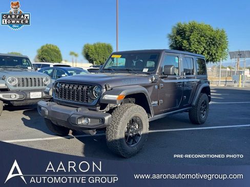 Used 2025 Jeep Wrangler Unlimited Sport S 4xe AWD/4WD image 1