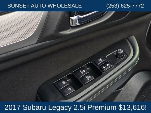 Used 2017 Subaru Legacy 2.5i Premium w/ Moonroof Package AWD/4WD image 26