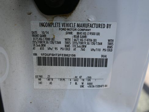 Used 2015 Ford F550 4x4 Regular Cab Super Duty image 12