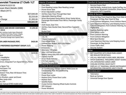 Certified 2023 Chevrolet Traverse LT FWD image 10