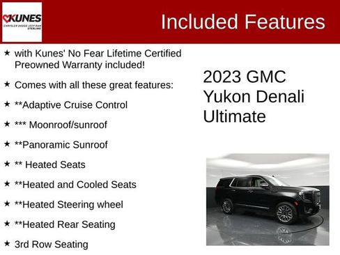 Used 2023 GMC Yukon Denali Ultimate AWD/4WD image 2