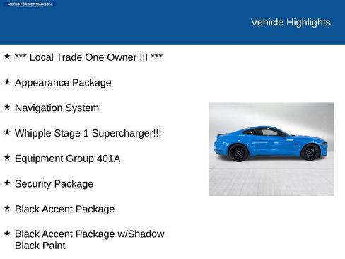 Used 2022 Ford Mustang GT Premium w/ Equipment Group 401A RWD image 2
