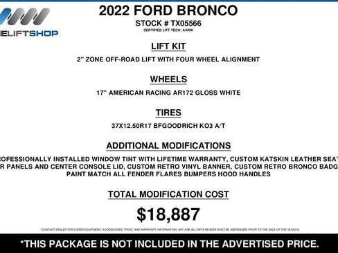 Used 2022 Ford Bronco Wildtrak image 2