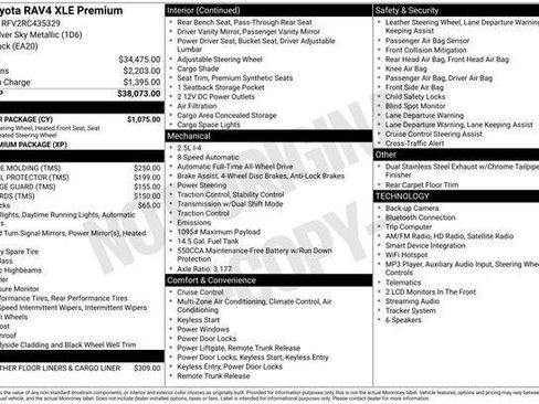 Certified 2024 Toyota RAV4 XLE Premium w/ Weather Package AWD/4WD image 8