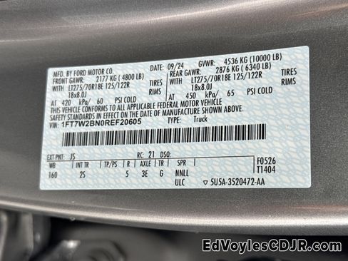 Used 2024 Ford F250 XLT w/ FX4 Off-Road Package image 38