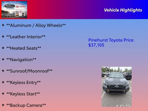 Used 2025 Subaru Outback Wilderness AWD/4WD image 5