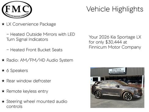 Used 2026 Kia Sportage LX w/ LX Convenience Package image 10